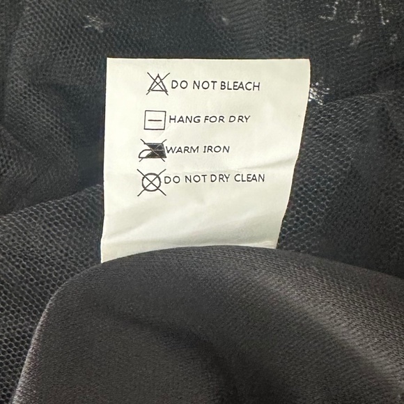 KATE HEWKO - Black & Gold Star Tiered Tulle Constellations Skirt - One Size - Picture 14 of 14